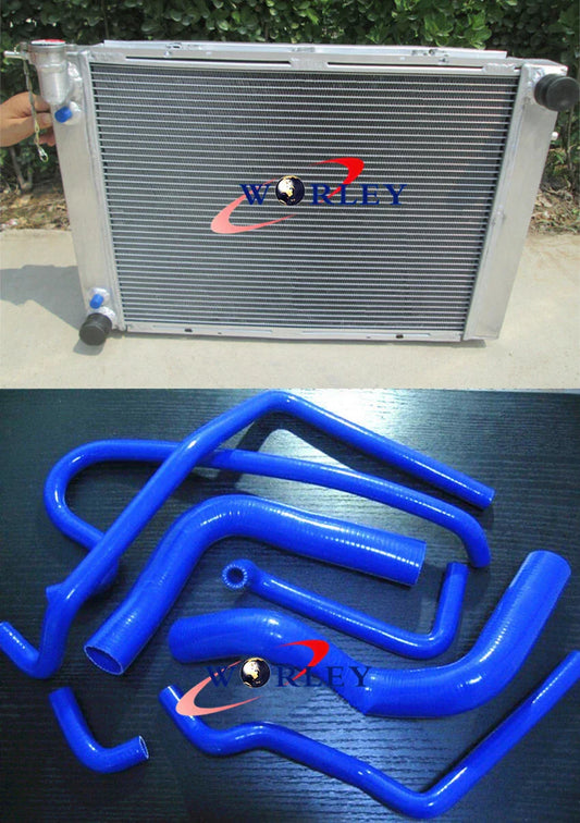Aluminum Radiator & RED Hose for Holden Commodore VG VL VN VP VR VS V8 5.0L
