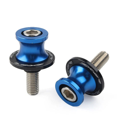 8MM Blue Swingarm Spools Slider Stand Screws for KAWASAKI ZX6R (2012-2021)