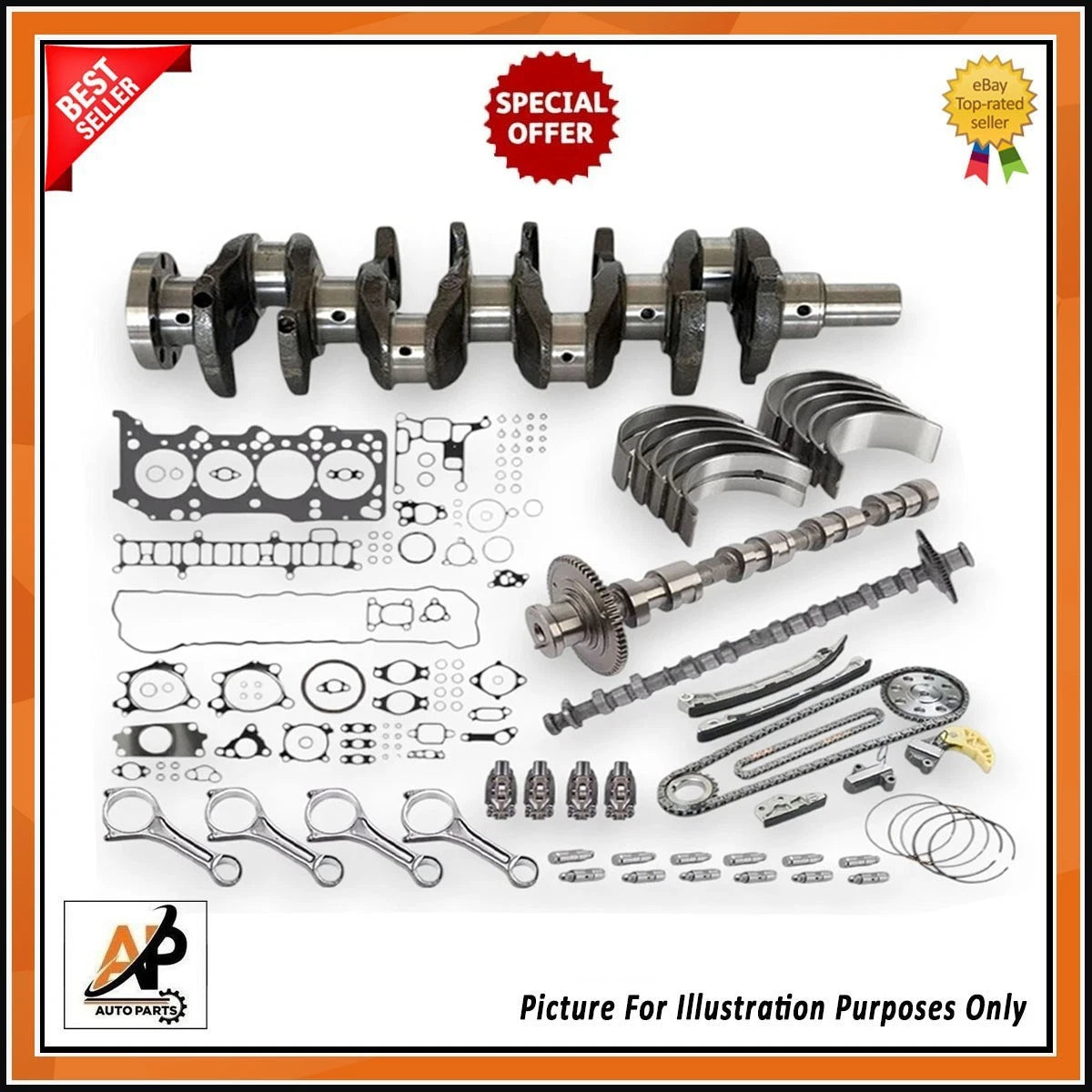 Engine Rebuild Kit Heavy Duty for Mazda 3 6 CX-5 2.2 Diesel (2011–2018)
