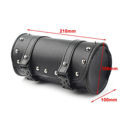 Saddlebag Fork Roll Barrel Bag for Touring Motorcycle