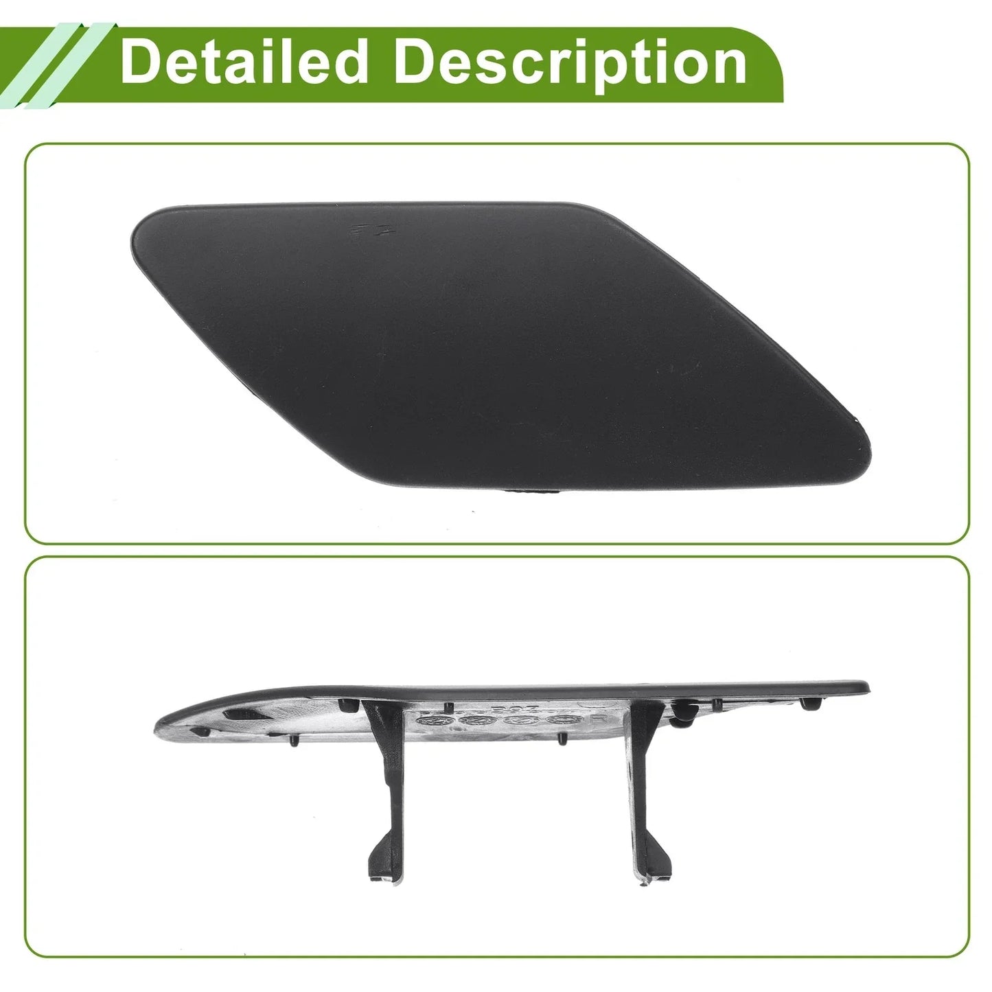 Washer Nozzle Cover for Porsche Cayenne 958 (2011-2018) Unpainted