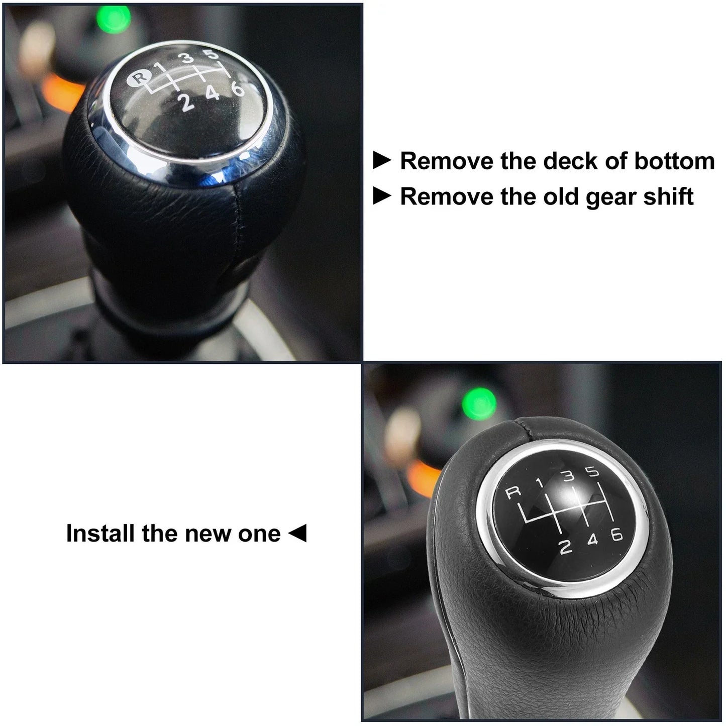 Manual Gear Shift Knob for Mercedes-Benz W203 W204 S203 S204 W209 (2000-2010)