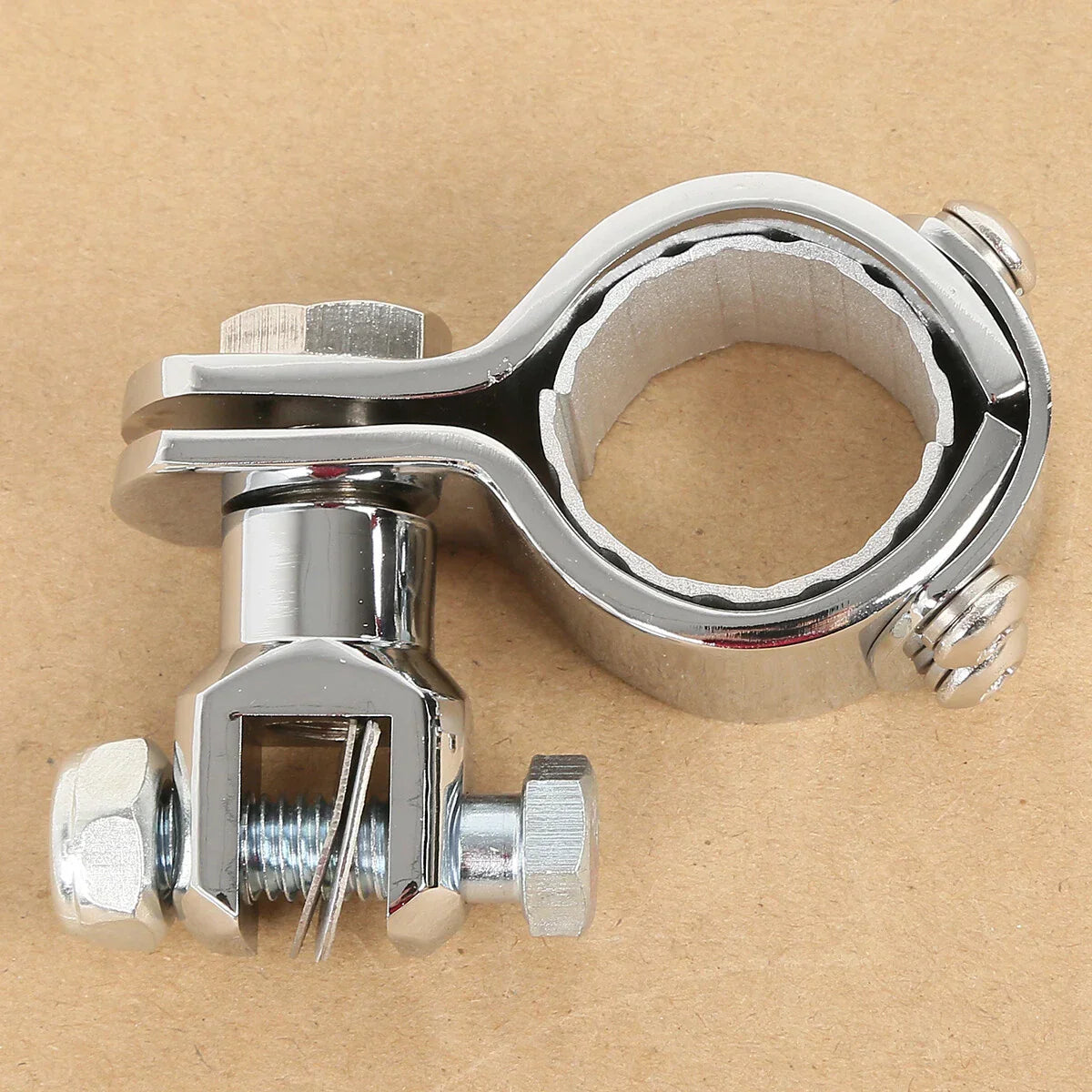 22mm 25mm 32mm 35mm Chrome Footpegs Peg Clamps for YAMAHA XV1600 XV1700 1900