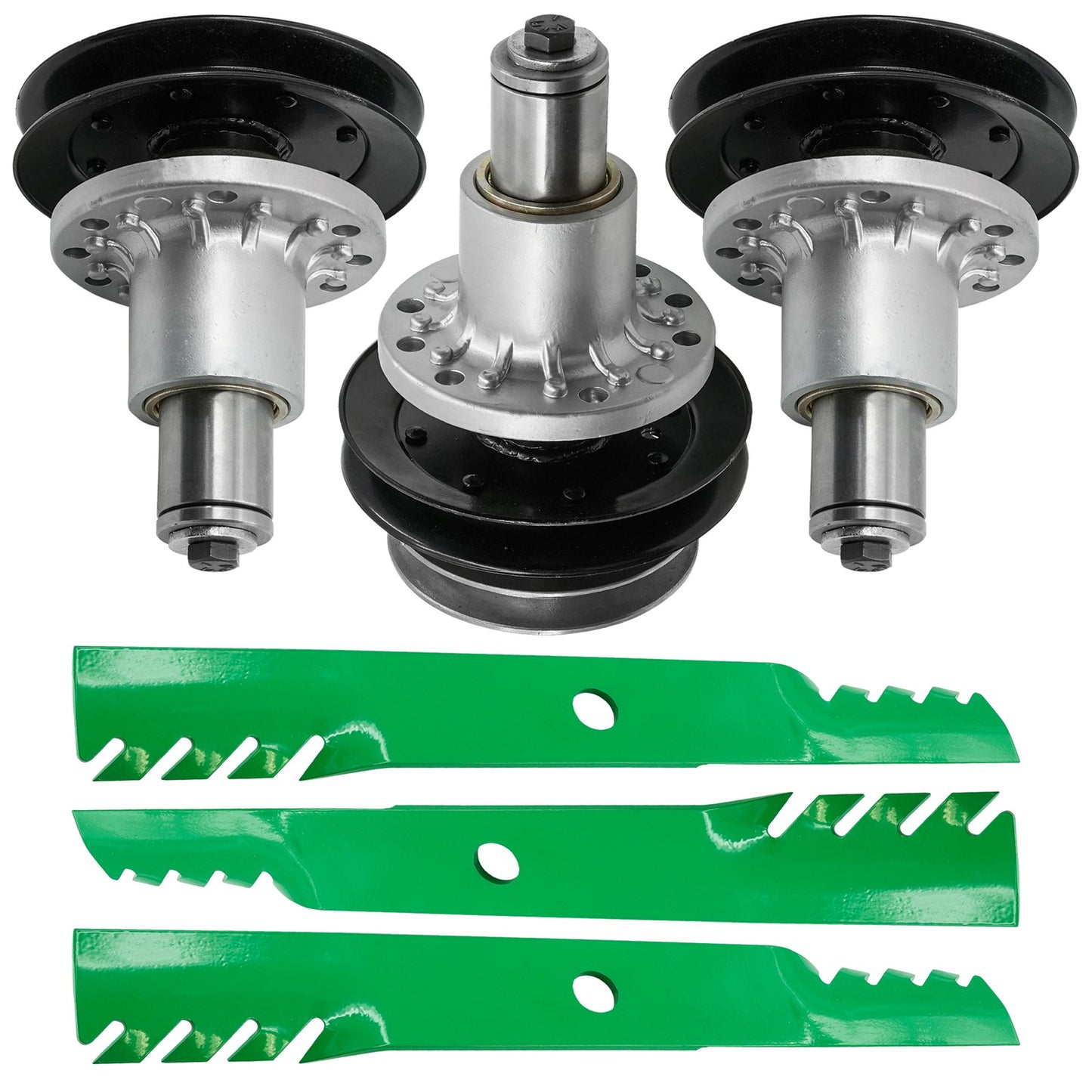 Deck Spindle Assembly with Blade Kit for Exmark TT20KCC TT23KAC (2015–2020)