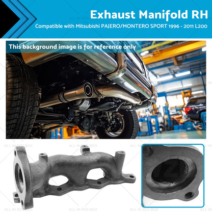 Exhaust Manifold RH for Mitsubishi L200 Pajero Montero Sport (1996-2011)