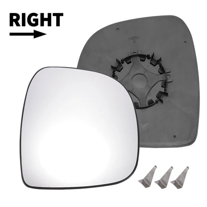Right Side White Mirror Glass for Mercedes VITO (2003-2010)