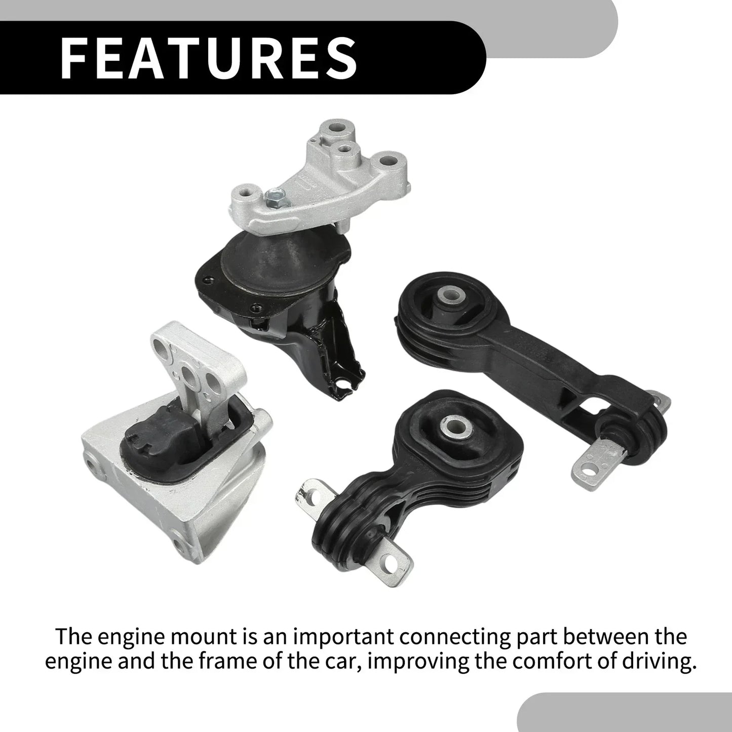 Engine Torque Strut Mount Set for Honda Civic (2006-2010)