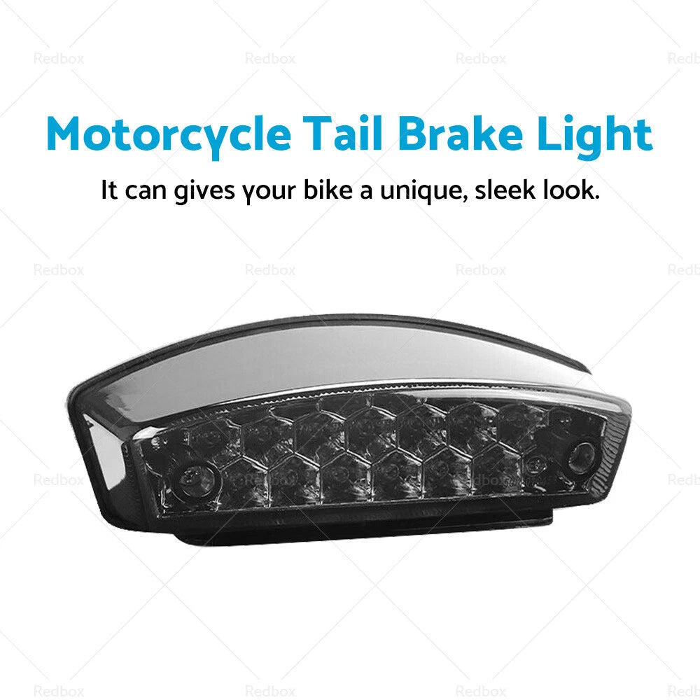 Universal Smoke LED Rear Brake Tail Light for Motorcycle