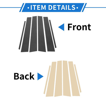 6pcs Door Pillar Window Trim for Hyundai Tucson IX35 (2010-2015)