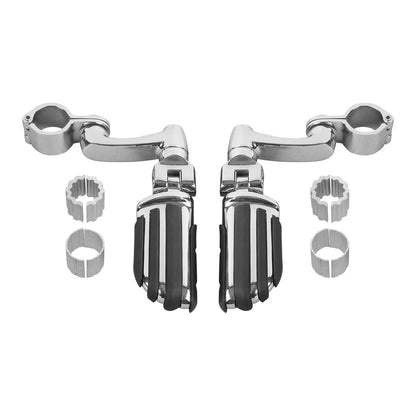 Chrome Highway Footpeg Pegs 25/32/35mm for Honda Harley Touring Dyna