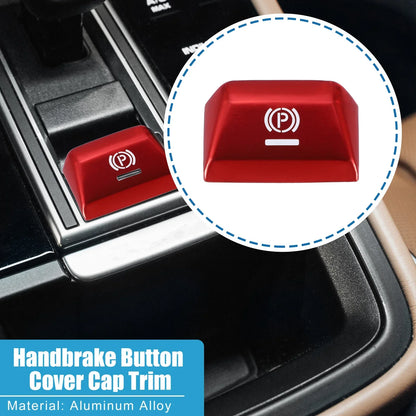 Electronic Handbrake Button Cover for Porsche Panamera (2017-2022) Red