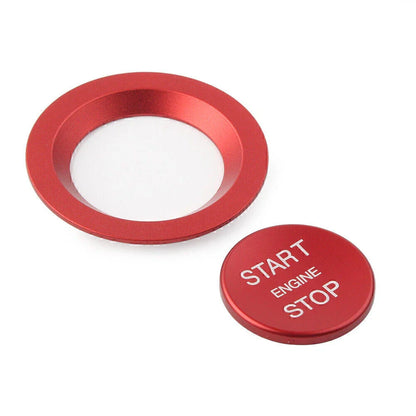 Keyless Engine Push Start Button w/ Ring Cover for Land Rover & Jaguar