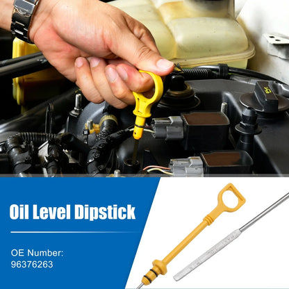 Engine Oil Level Indicator Dipstick for Chevrolet Aveo (2004-2008) Yellow