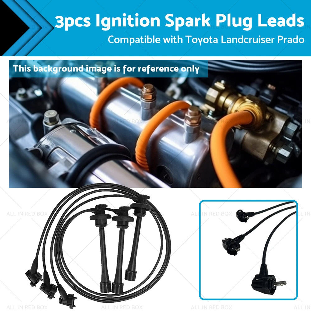 Ignition Spark Plug Leads for Toyota Landcruiser Prado 3.4L V6 (96-05)