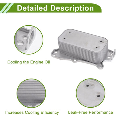 Engine Oil Cooler for Mercedes-Benz E350 (2006-2010) 1 x Trans Cooler