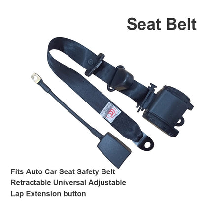 3M 3 Point Retractable Safety Seat Belt Strap for Truck (Universal)