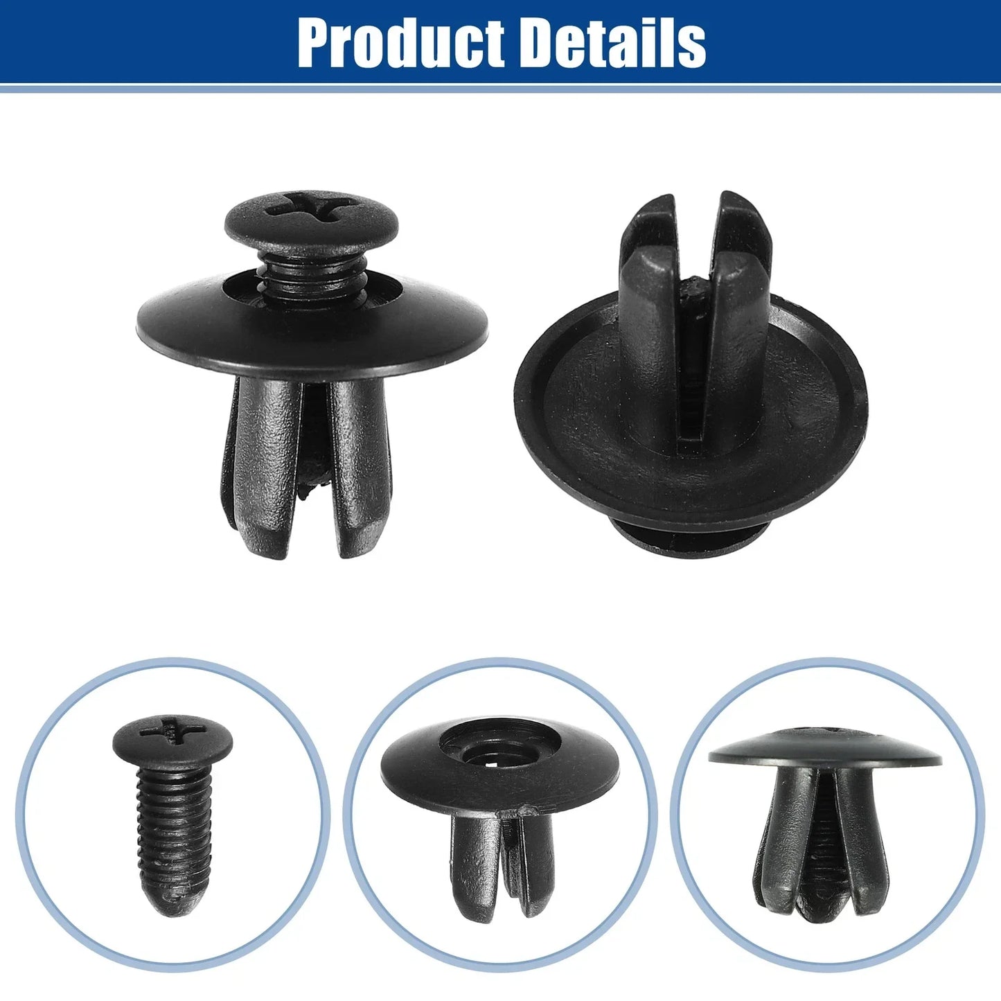 30 x Bumper Cover Retainer Clips for Hyundai Sonata (2011-2014)