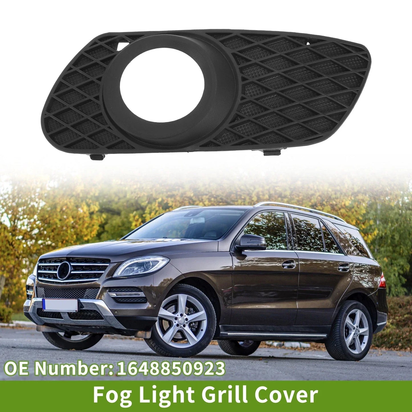 Front Left Fog Light Grill for Mercedes-Benz ML350 (2006-2007)