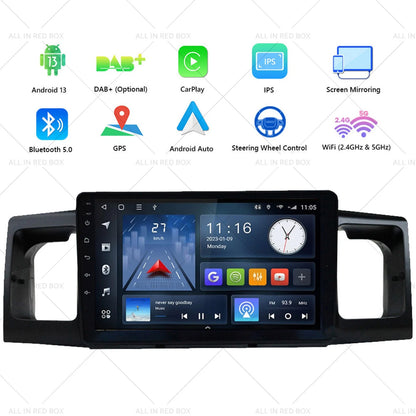 Android 13 Stereo Radio GPS for Toyota Corolla (2002-2007)