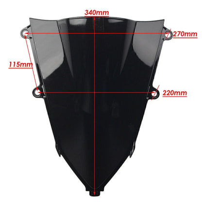 Black Windshield for Honda CBR650R (2019-2023)