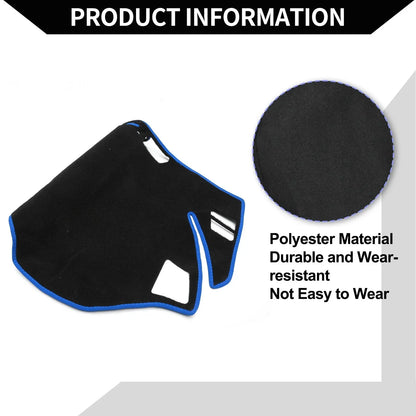 Dashboard Cover Mat for Honda Odyssey 2022-2024 Protector Black Blue 1 Set