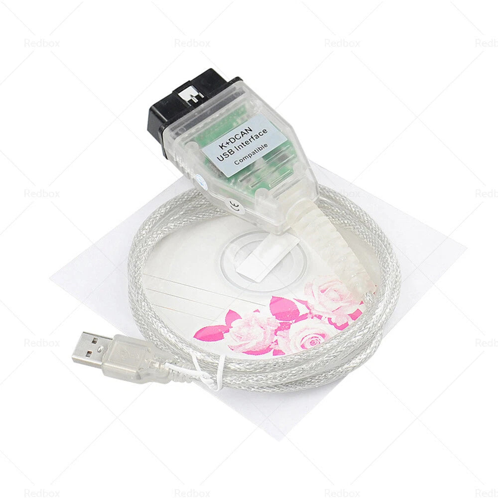 Diagnostic Connector Cable for BMW INPA K+CAN DCAN USB Interface