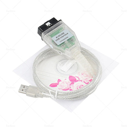 Diagnostic Connector Cable for BMW INPA K+CAN DCAN USB Interface