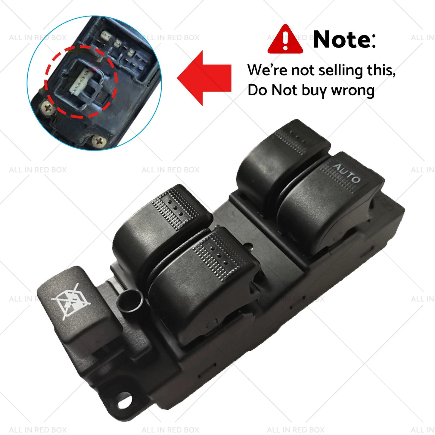 Power Window Switch for Mazda B2500, Bravo, Ford Ranger, Courier (1998-2006)
