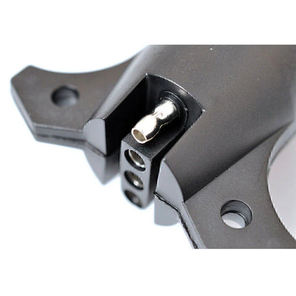 7 Way Round to 4 Pin Flat Trailer Light Adapter Plug Connector for RV
