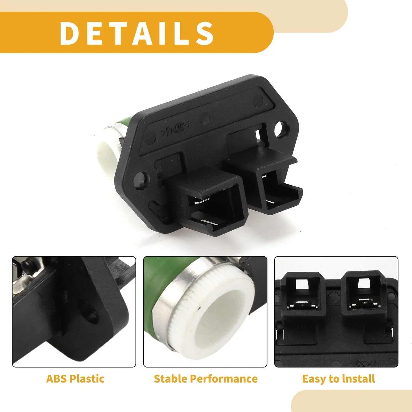HVAC Blower Motor Resistor for Dodge Ram Promaster (2014-2023)
