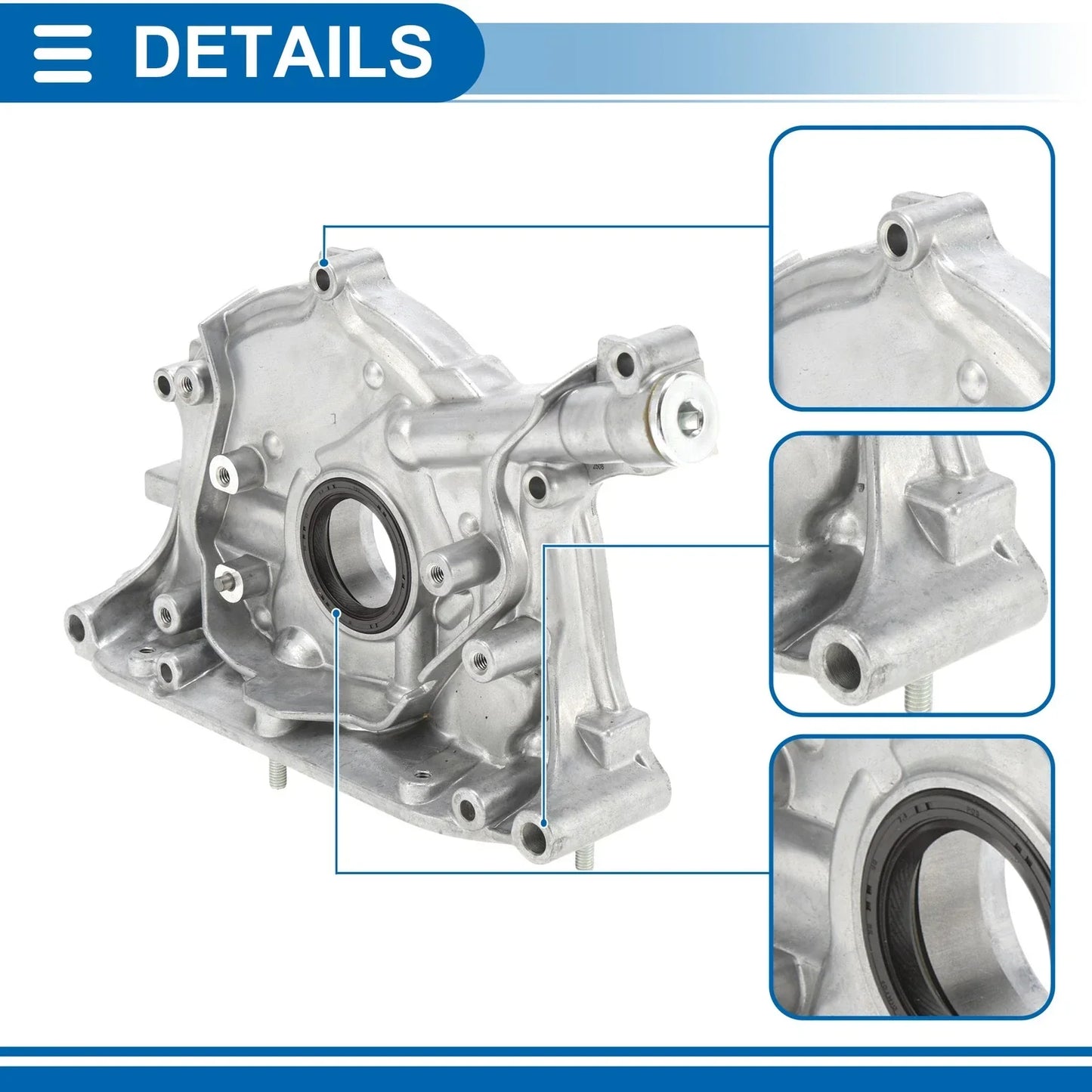 Engine Oil Pump for Acura Integra 1996-2001 (2 x Pressure Pumps)