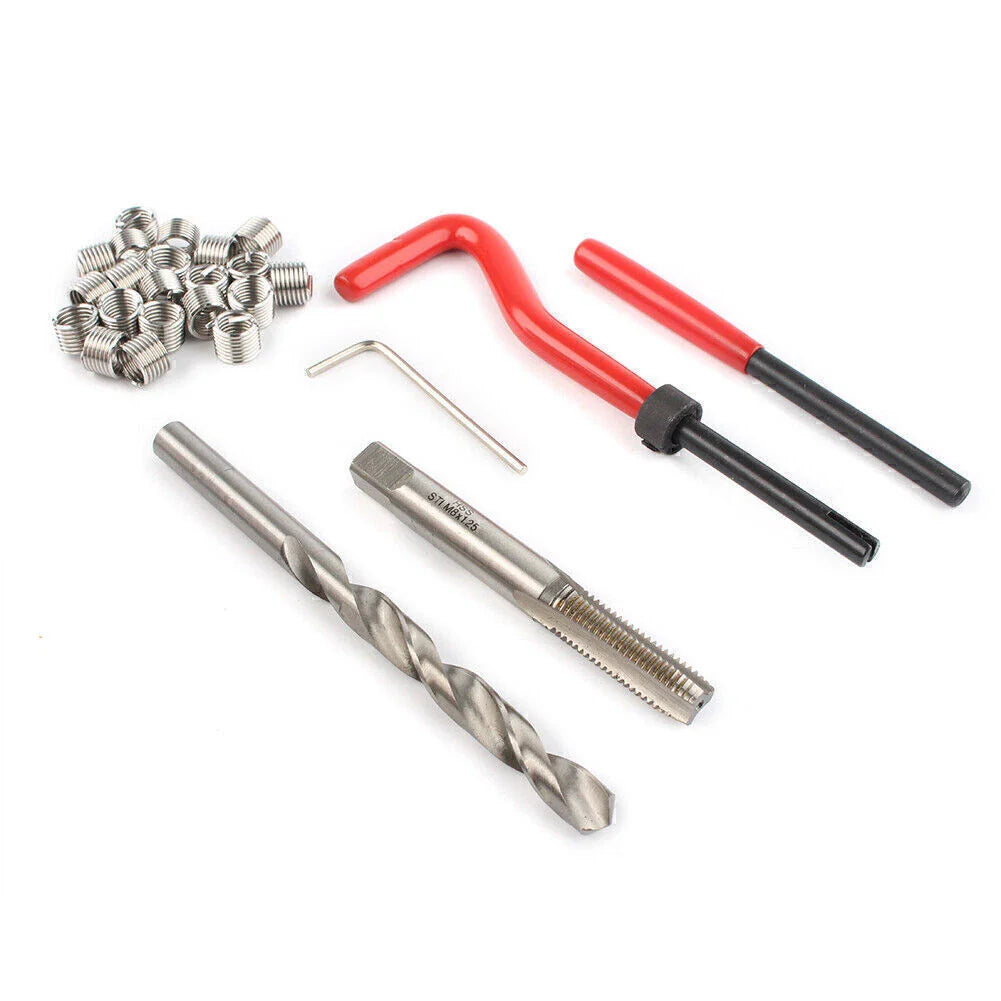 25PCS M8X1.25 Metric Thread Repair Tool Insert for Helicoil Coil