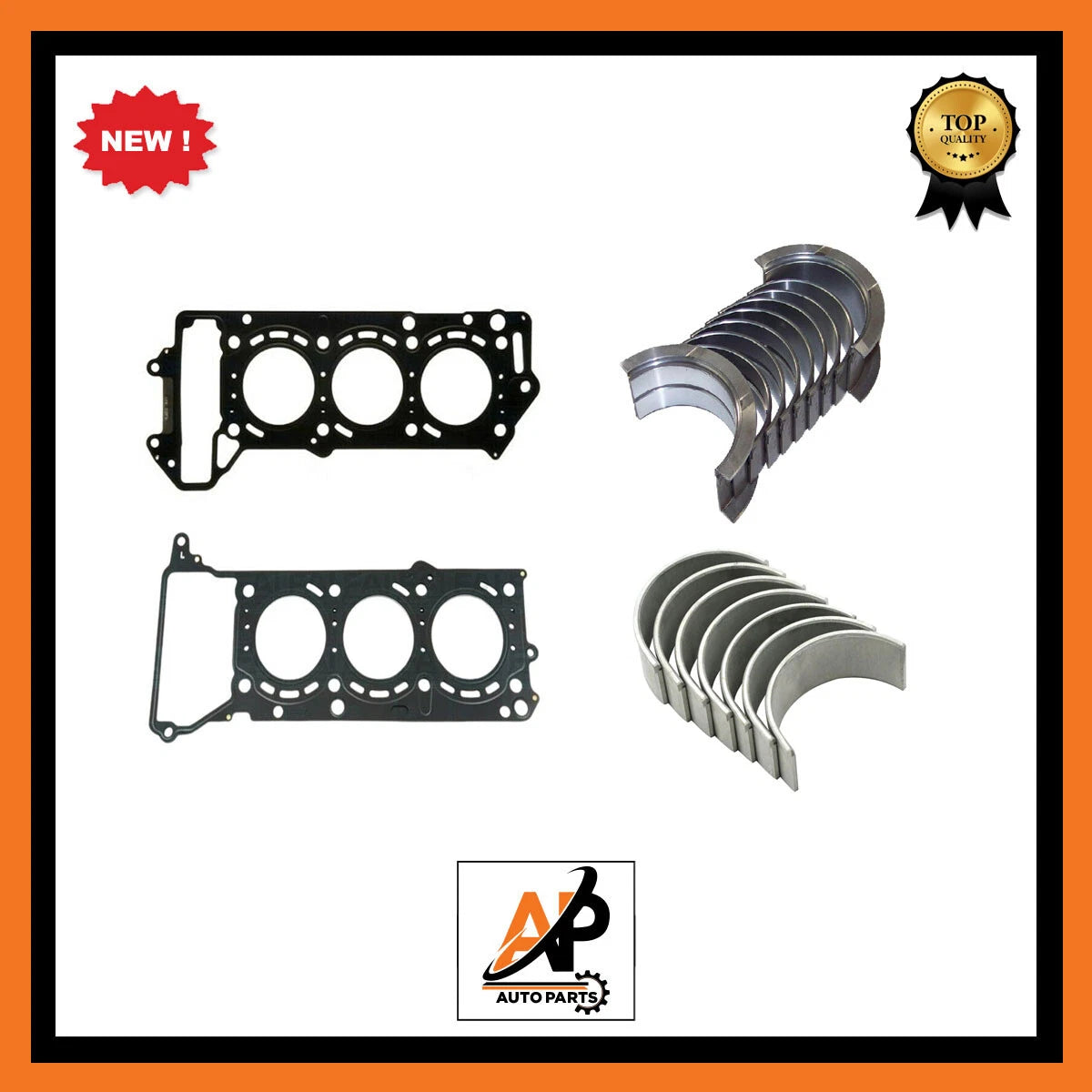 Engine Head Gasket Replacement and Bearing Set for Mercedes 2.2 OM642 (2005–2018)