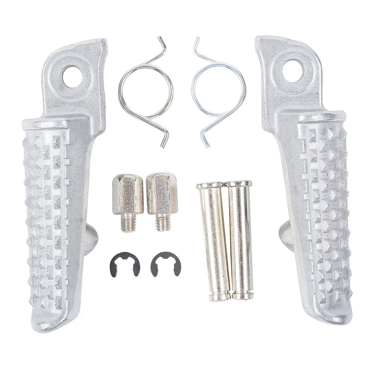 Silver Front Foot Pegs for Honda CBR600RR (2003-2006)