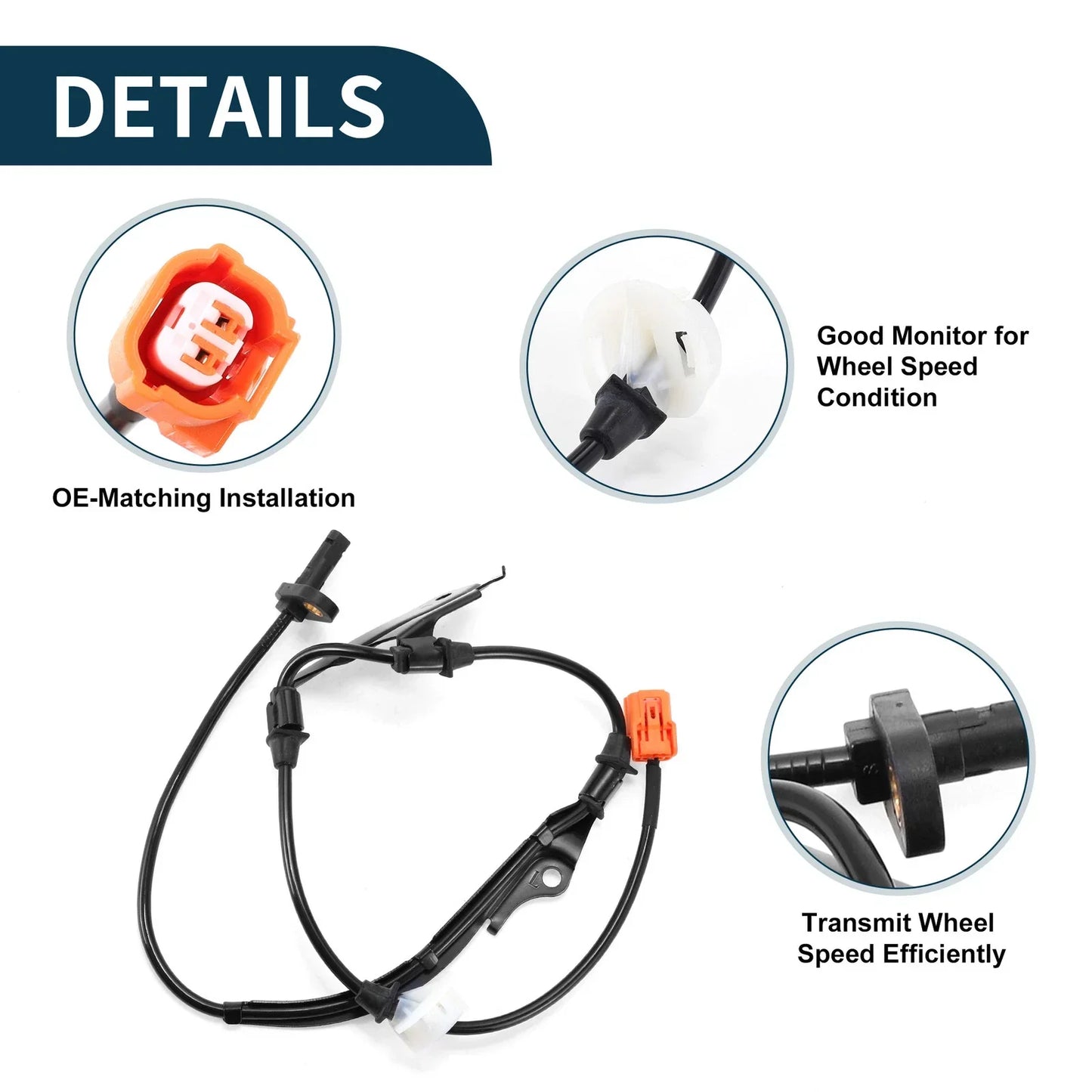 ABS Wheel Speed Sensor for Honda Accord Front Left (2013-2017)
