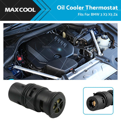 Oil Cooler Thermostat Expansion Tank for BMW E46 E53 E83 E85 E86 (2000-2006)