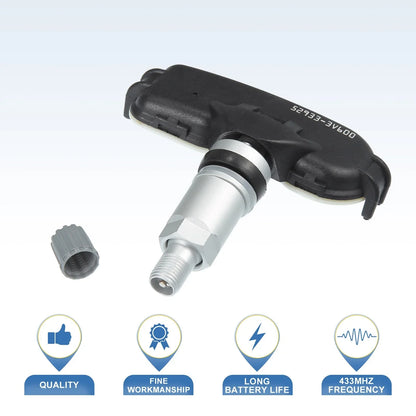 4 x 433MHz Car TPMS Sensors for Hyundai Grandeur (2014-2016)
