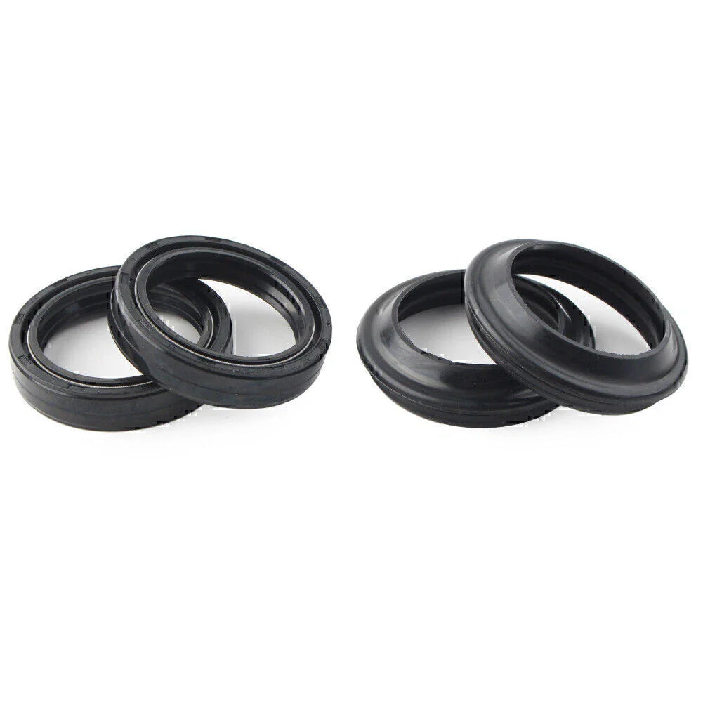 4 Pcs 33X46 MM Motorcycle Front Fork Damper Shock Absorber Seal
