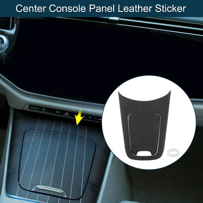 Center Console Panel Sticker for Mercedes-Benz E-Class (2024) Matte Black 1 Set