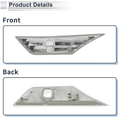 Left Side Marker Light Cover for Honda Civic (2016-2021) - 1 x Clear Lens