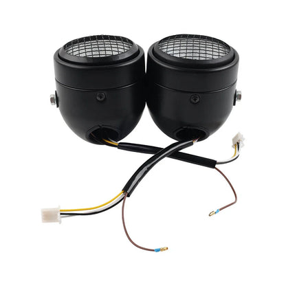 1PC Motorcycle Twin Dominator Dual Lamp Headlight for Street