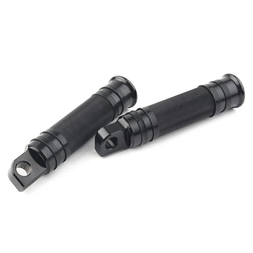 Aluminum Male Mount Footpeg Pegs for Harley Davidson  -  Black