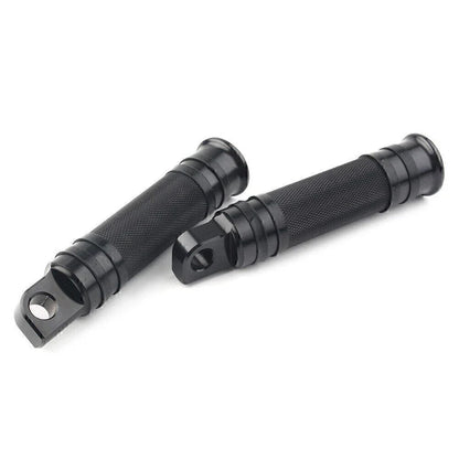 Aluminum Male Mount Footpeg Pegs for Harley Davidson  -  Black