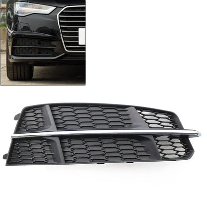 Black Chrome Front Bumper Lower Side Grille for Audi A6 (2014-2018)