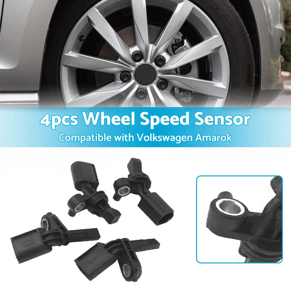 4 x ABS Wheel Speed Sensors for Volkswagen Amarok (2010-2019)