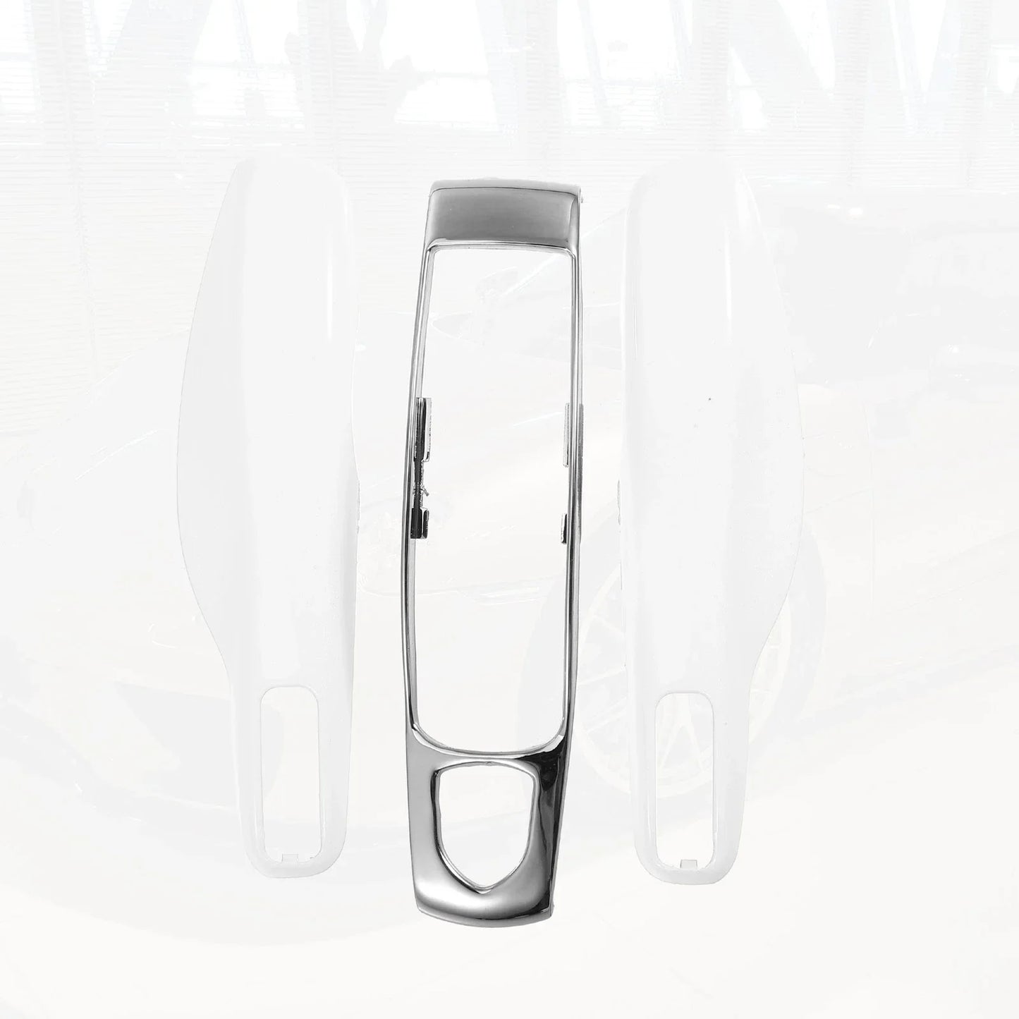 Vehicle Remote Key Cover for Porsche Macan 2014-Up - 1 x Key Shell Case White