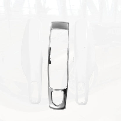 Vehicle Remote Key Cover for Porsche Macan 2014-Up - 1 x Key Shell Case White