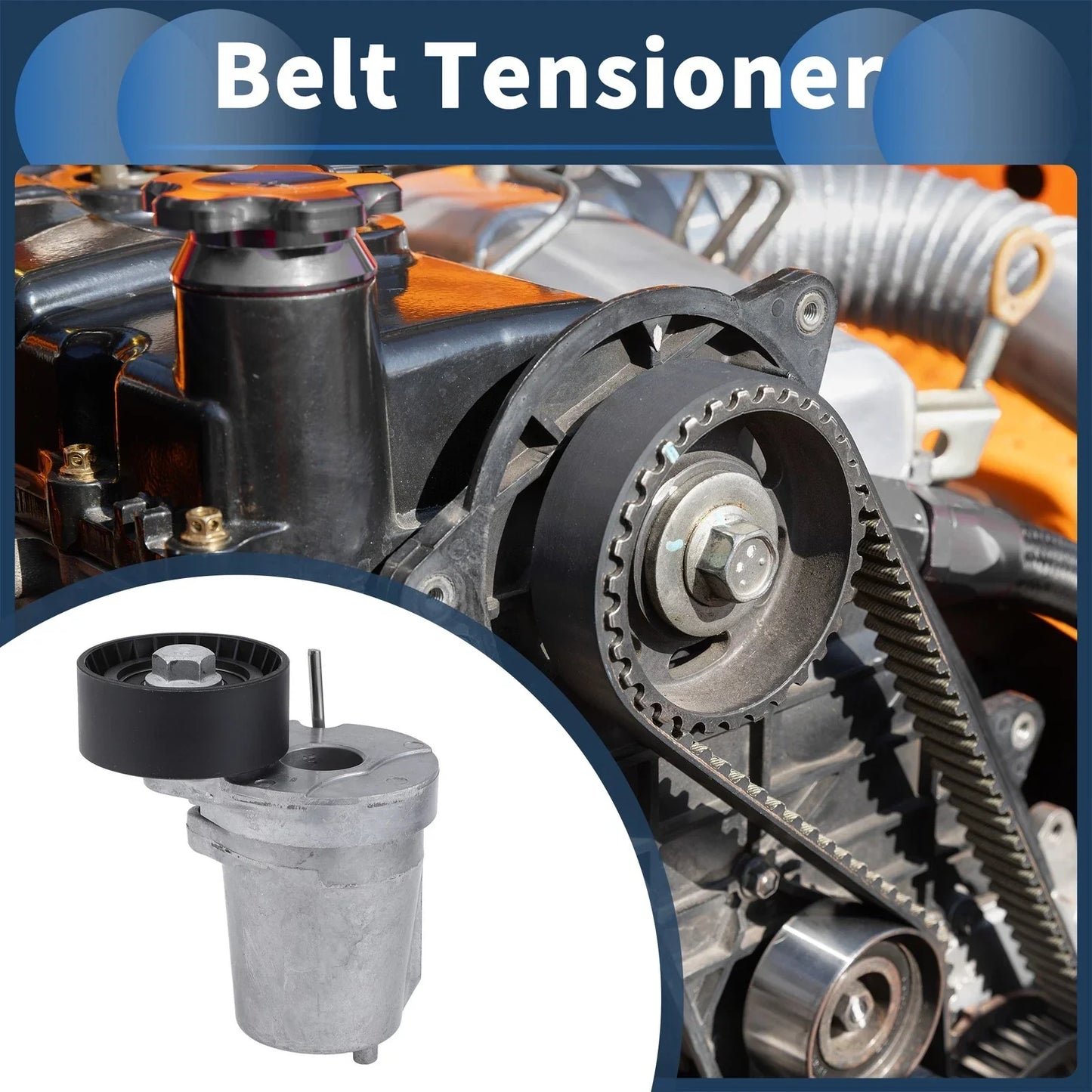 Belt Tensioner for BMW 5 E60 520d Saloon Diesel (2005-2009)