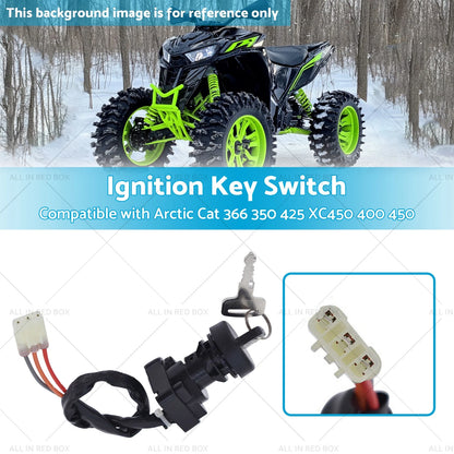 Ignition Key Switch for Arctic Cat 366 350 425 XC450 400 450 (2004-2017)