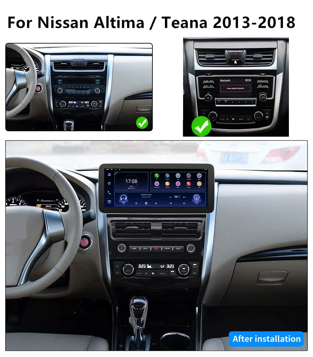 12.3'' Car Stereo Radio GPS WIFI for Nissan Altima/Teana (2013-2018)